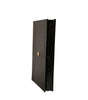 Dolce & Gabbana Elegant Black Leather Logo Plaque Holder Catalogue Case