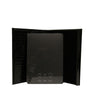 Dolce & Gabbana Elegant Black Leather Logo Plaque Holder Catalogue Case