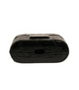 Étui pour Airpods Dolce & Gabbana en cuir noir avec logo en métal