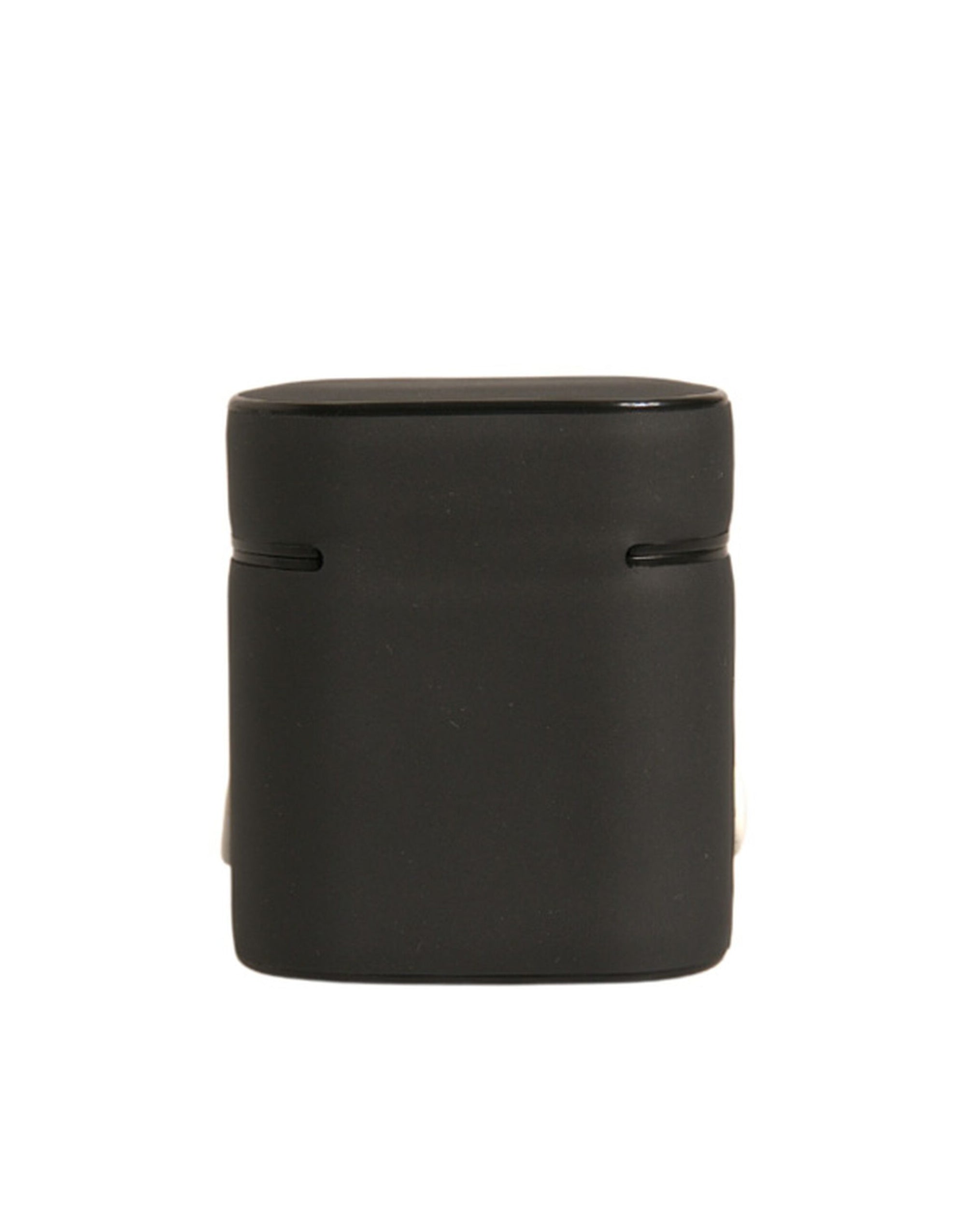 Étui pour Airpods Dolce & Gabbana en silicone noir et blanc avec logo en relief