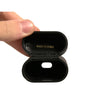 Étui pour Airpods Dolce & Gabbana en silicone noir et blanc avec logo en relief