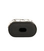 Étui pour Airpods Dolce & Gabbana en silicone noir et blanc avec logo en relief