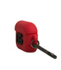 Étui pour Airpods Dolce & Gabbana en caoutchouc de silicone rouge avec logo en relief