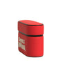 Étui pour Airpods Dolce & Gabbana en PVC rouge avec logo en relief