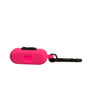 Étui pour Airpods Dolce & Gabbana en caoutchouc de silicone rose avec logo en relief