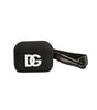 Étui pour Airpods Dolce & Gabbana en caoutchouc de silicone noir avec logo en relief