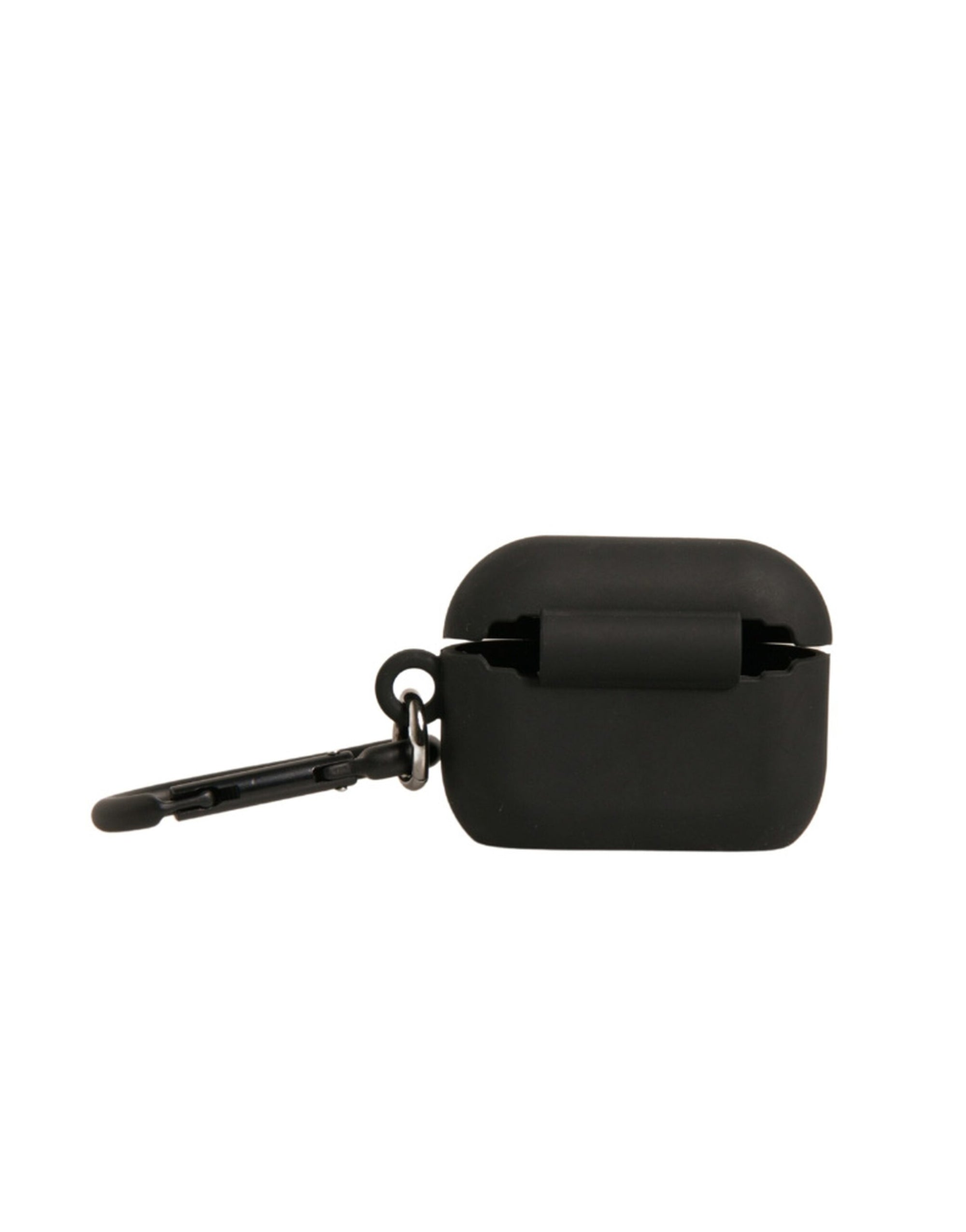Étui pour Airpods Dolce & Gabbana en caoutchouc de silicone noir avec logo en relief