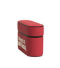 Étui pour Airpods Dolce & Gabbana en PVC rouge avec logo en relief