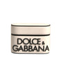 Dolce & Gabbana White PVC Embossed Logo Plaque Holder Airpods Case
