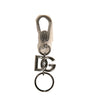 Dolce & Gabbana Silver Brass DG Logo Keychain Metal Ring Keyring
