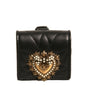 Dolce & Gabbana Black Leather Devotion Heart Strap Airpod Case