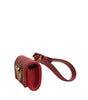 Dolce & Gabbana Black Leather Devotion Heart Strap Airpod Case