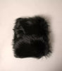 Dolce & Gabbana Black Fur Shoulder Collar Wrap Shawl Scarf