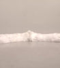 Dolce & Gabbana White Fur Shoulder Collar Wrap Shawl Scarf