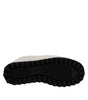 Dolce & Gabbana White Plush Logo Padded Mid Calf Boots Shoes