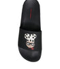Sandales à enfiler en cuir noir Dolce &amp; Gabbana, chaussures de plage