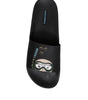 Dolce & Gabbana Black Divers Leather Flats Slides Sandals Beachwear Shoes