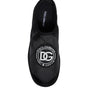 Dolce &amp; Gabbana Black Nylon Quilted Logo Patch Sandals Slides Shoes