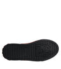 Dolce & Gabbana Red Black Leopard Cotton Men Low Top Sneakers Shoes
