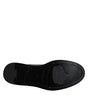 Dolce & Gabbana Black Patent Leather Derby Lace Up Formal Dress Shoes