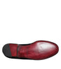 Dolce & Gabbana Black Velvet Floral Gun Loafers Dress Shoes