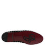 Dolce & Gabbana Black Crystal Embellished Loafers Dress Shoes