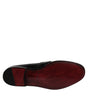 Dolce & Gabbana Black Exotic Leather DG Logo Loafers Formal Dress Shoes