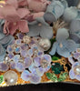 Dolce & Gabbana Gold Crystal Purple Hortensia Headband Crown Diadem
