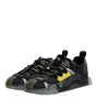 Dolce & Gabbana Black Green Camo NS1 Low Top Sneakers Shoes