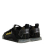 Dolce & Gabbana Black Green Camo NS1 Low Top Sneakers Shoes