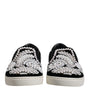 Chaussures à enfiler noires à ornements Dolce &amp; Gabbana pour homme
