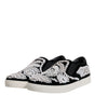 Chaussures à enfiler noires à ornements Dolce &amp; Gabbana pour homme