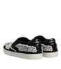 Chaussures à enfiler noires à ornements Dolce &amp; Gabbana pour homme