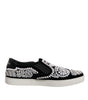 Chaussures à enfiler noires à ornements Dolce &amp; Gabbana pour homme