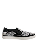 Chaussures à enfiler noires à ornements Dolce &amp; Gabbana pour homme