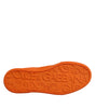 Dolce & Gabbana Orange Miami Leather Low Top Sneakers Shoes