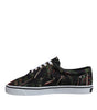 Dolce & Gabbana Black Tropical Print Low Top Sneakers Shoes