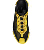 Dolce & Gabbana Black Yellow Low Top NS1 Sneakers Shoes