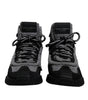 Dolce & Gabbana Gray Black NS1 High Top Boots Sneakers Shoes