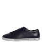 Dolce & Gabbana Blue Low Top Men Saint Tropez Sneakers Shoes