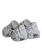 Dolce & Gabbana White Black Graffiti Daymaster Sneakers Shoes