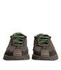 Dolce & Gabbana Army Green Low Top NS1 Men Sneakers Shoes