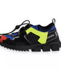 Dolce & Gabbana Multicolor Mesh Sorrento Trekking Sneakers Shoes