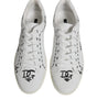Dolce & Gabbana White Leather Milano Low Top Sneakers Shoes
