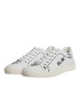Dolce & Gabbana White Leather Milano Low Top Sneakers Shoes
