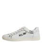 Dolce & Gabbana White Leather Milano Low Top Sneakers Shoes
