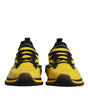 Dolce & Gabbana Yellow SORRENTO Sport Stretch Sneakers Shoes