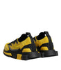 Dolce & Gabbana Yellow SORRENTO Sport Stretch Sneakers Shoes