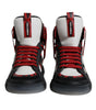 Dolce & Gabbana Multicolor Leather High Top Sneakers Shoes
