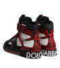 Dolce & Gabbana Multicolor Leather High Top Sneakers Shoes